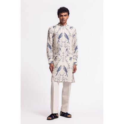 Rohit Bal Printed Ivory Kurta