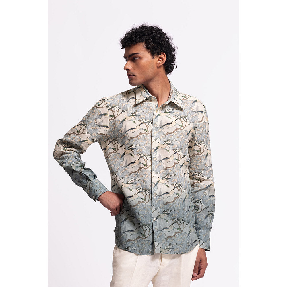 Rohit Bal Multicolour Printed Shirt
