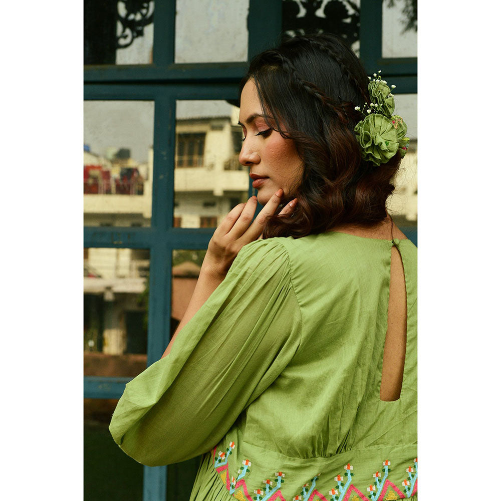 ROHO Grace Dress - Green