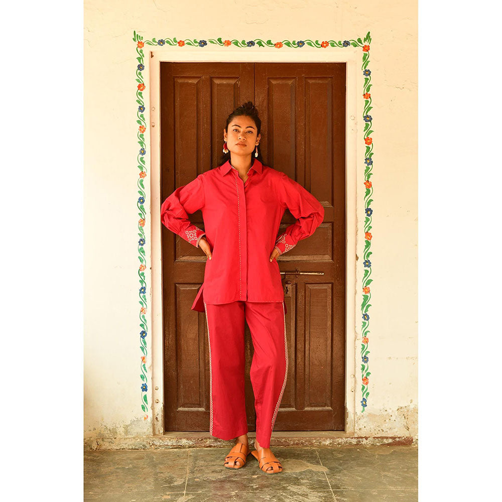 ROHO Nyla Red Shirt