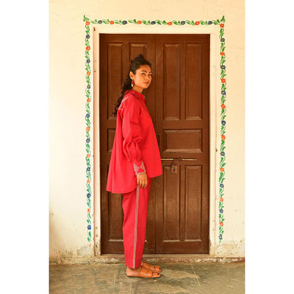 ROHO Nyla Red Shirt