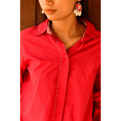 ROHO Nyla Red Shirt
