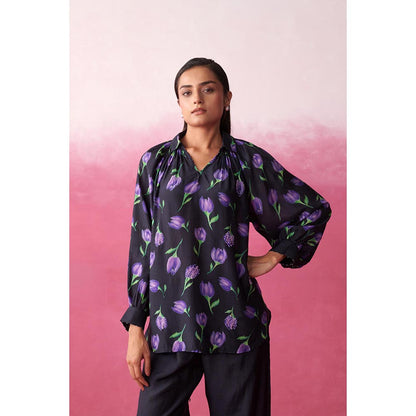ROHO Women's Black Alaya Top