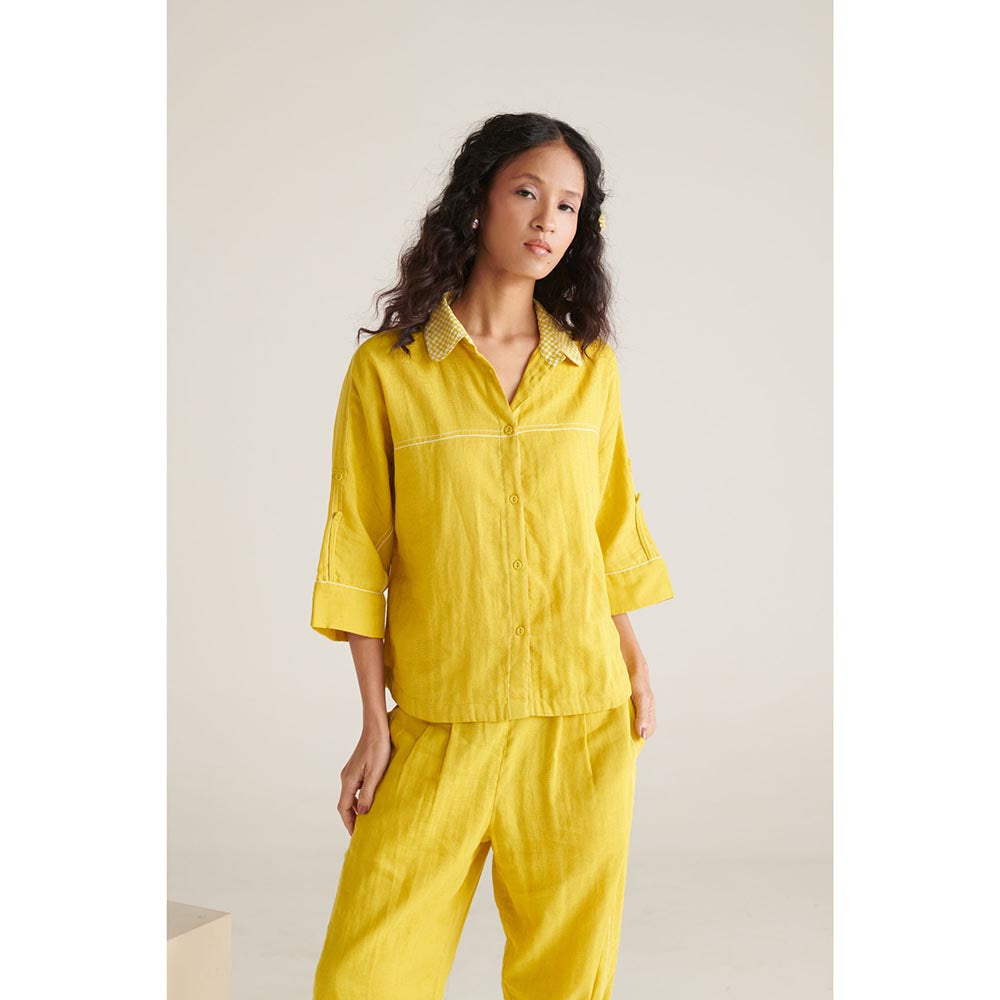ROHO Arlo Short Yellow Shirt
