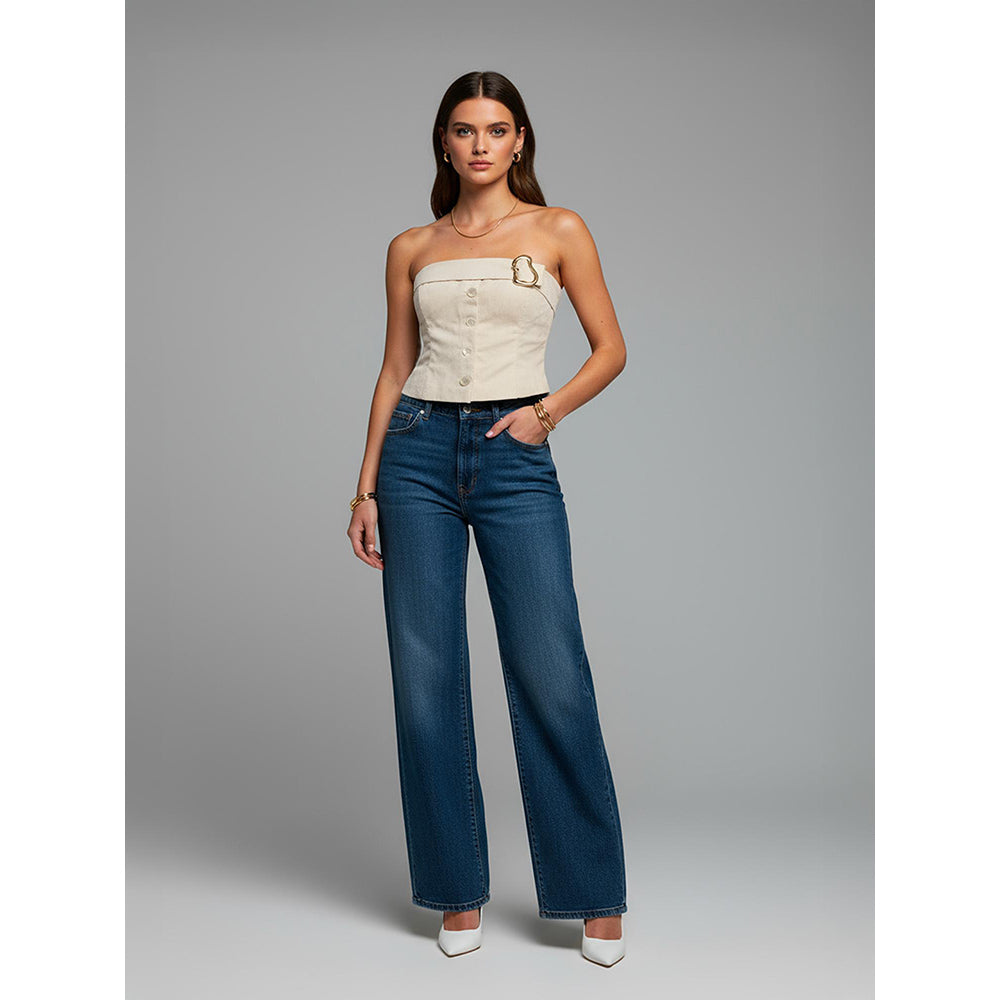 ROSA DAME Structured Strapless Modern Muse Corset Top