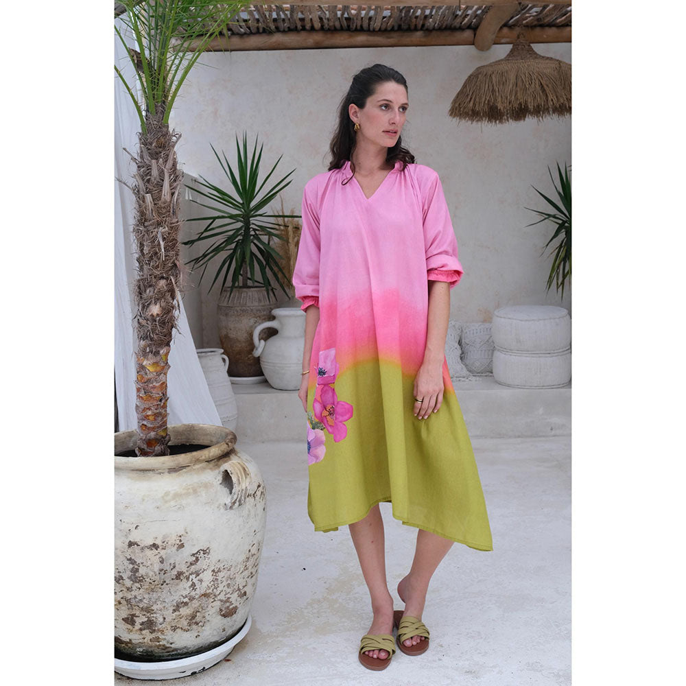 Roza Pret Pink Ombre Orion Dress