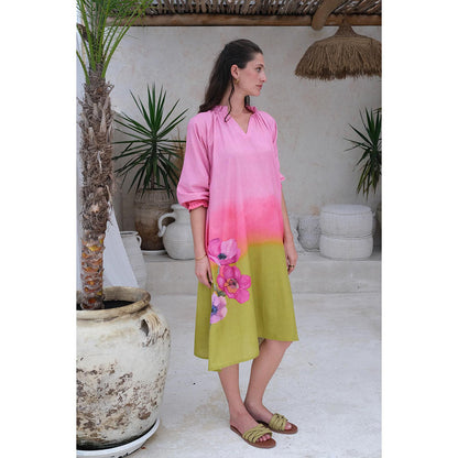 Roza Pret Pink Ombre Orion Dress