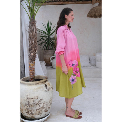 Roza Pret Pink Ombre Orion Dress