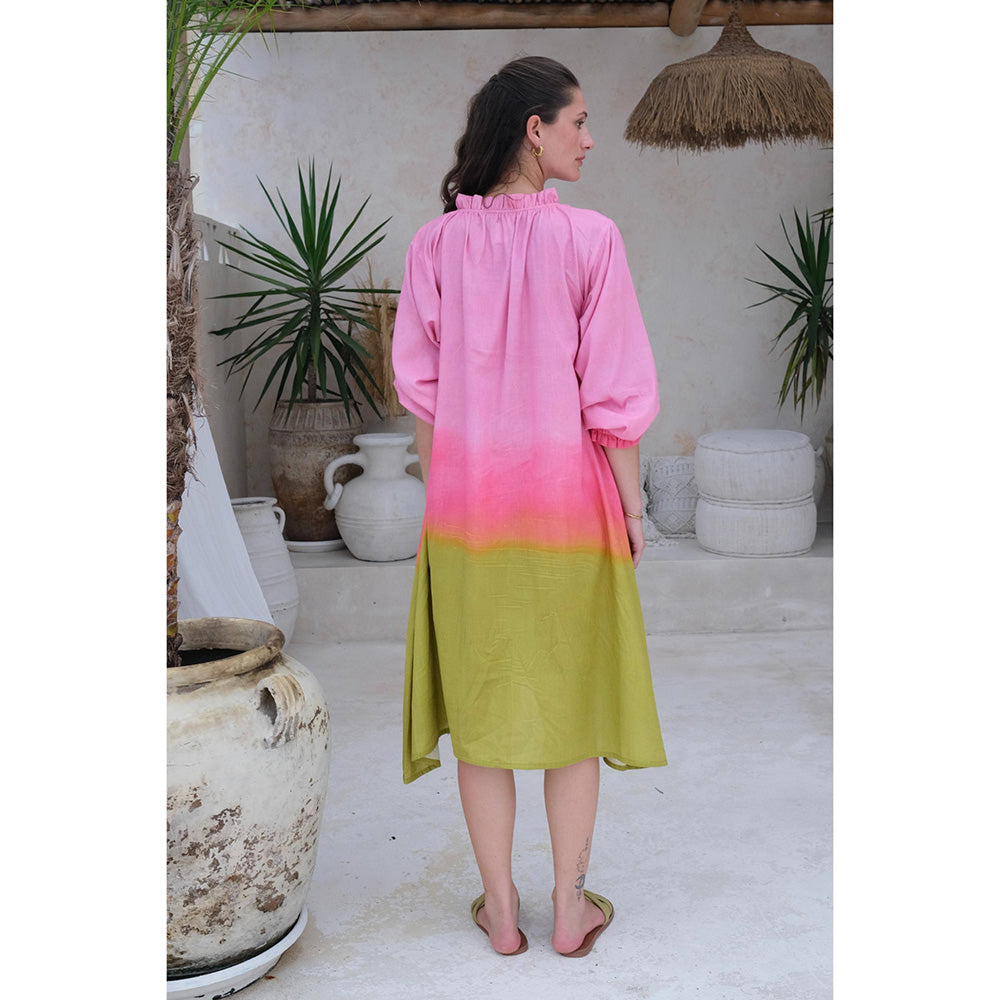 Roza Pret Pink Ombre Orion Dress