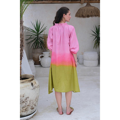 Roza Pret Pink Ombre Orion Dress