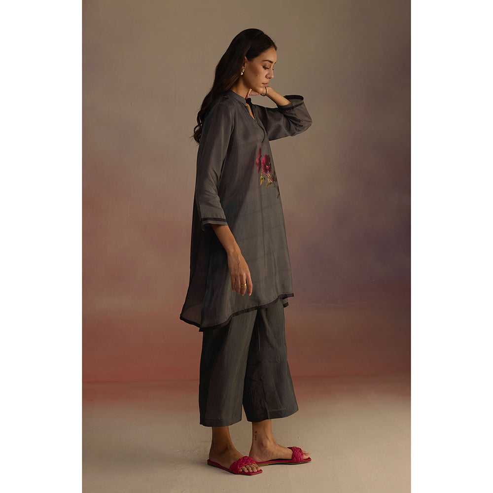 Roza Grey Wallflower Co-Ord Set (Set of 2)