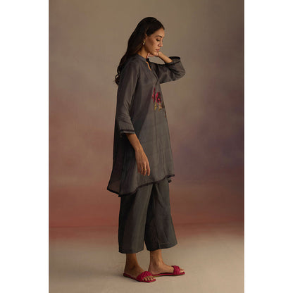Roza Grey Wallflower Co-Ord Set (Set of 2)