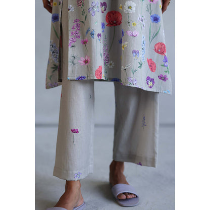 Roza Freesia Grey Kurta