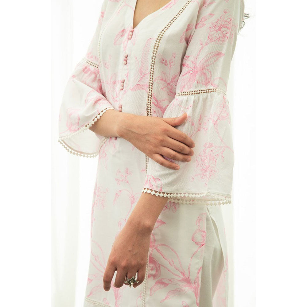 Roze Alia Kurta