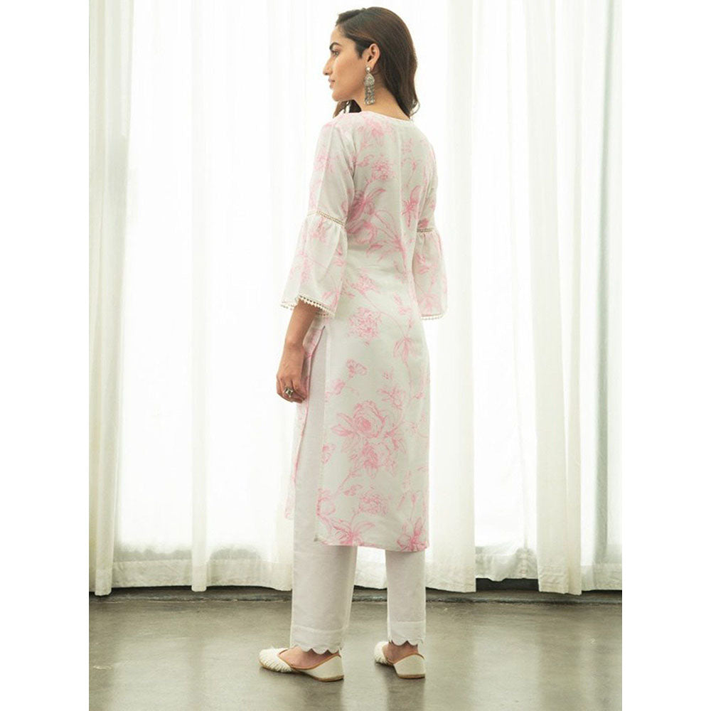 Roze Alia Kurta