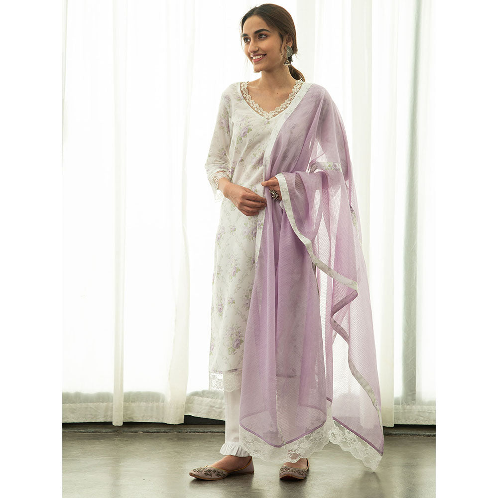 Roze Gulzar Kurta (Set of 3)