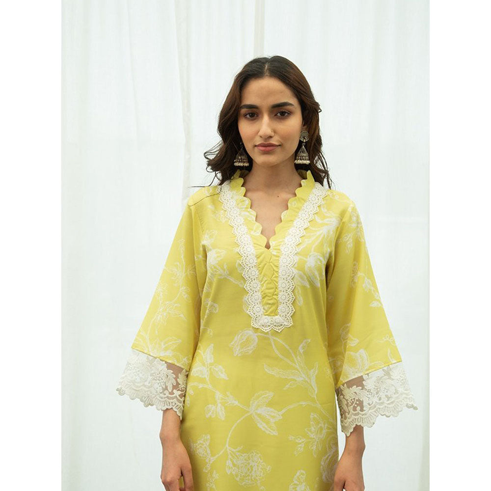Roze Zard Kurta