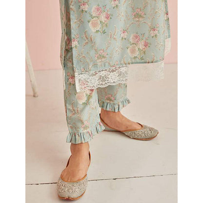 Roze Zarra Kurta (Set of 3)