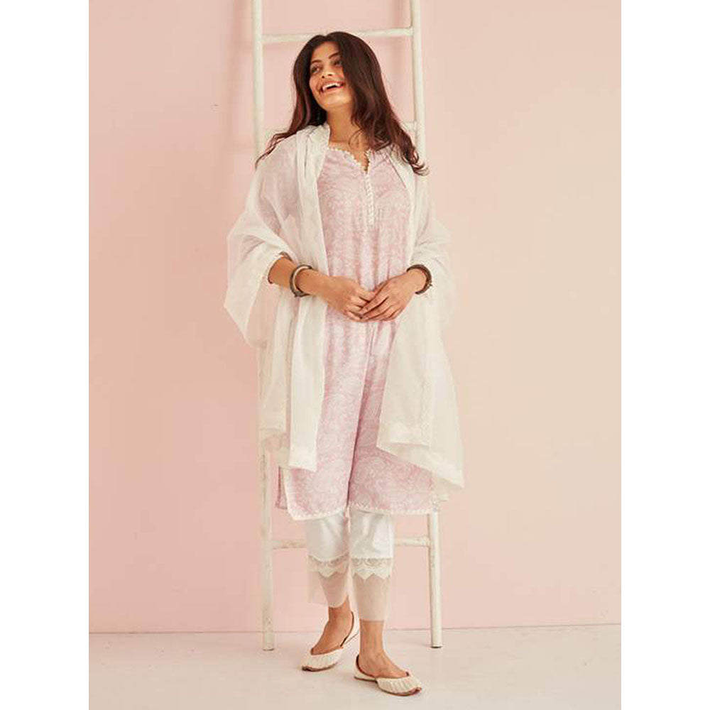 Roze Gul Kurta (Set of 3)