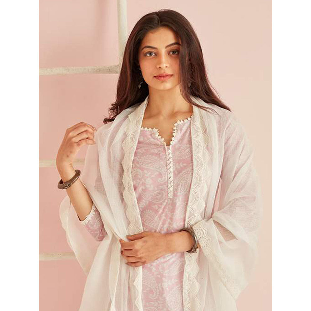 Roze Gul Kurta (Set of 3)