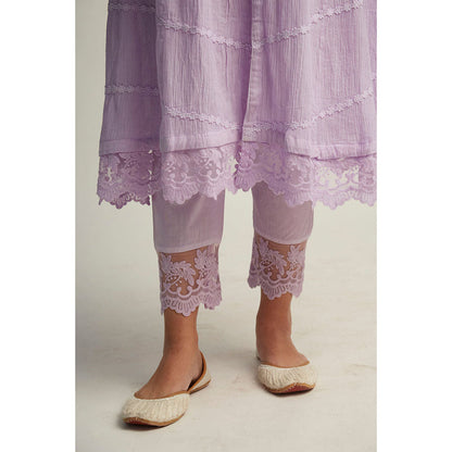 Roze Mahjabeen Lilac Pants