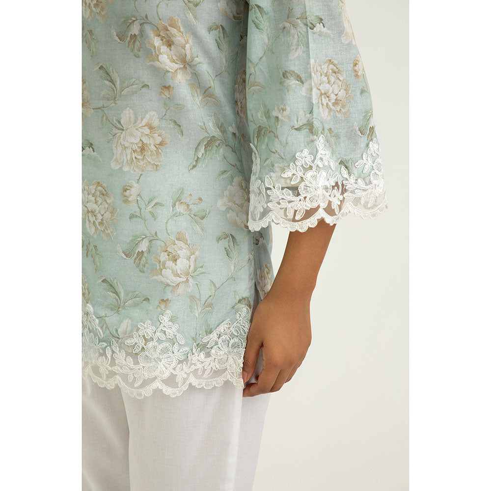 Roze Zeel Kurti - Green