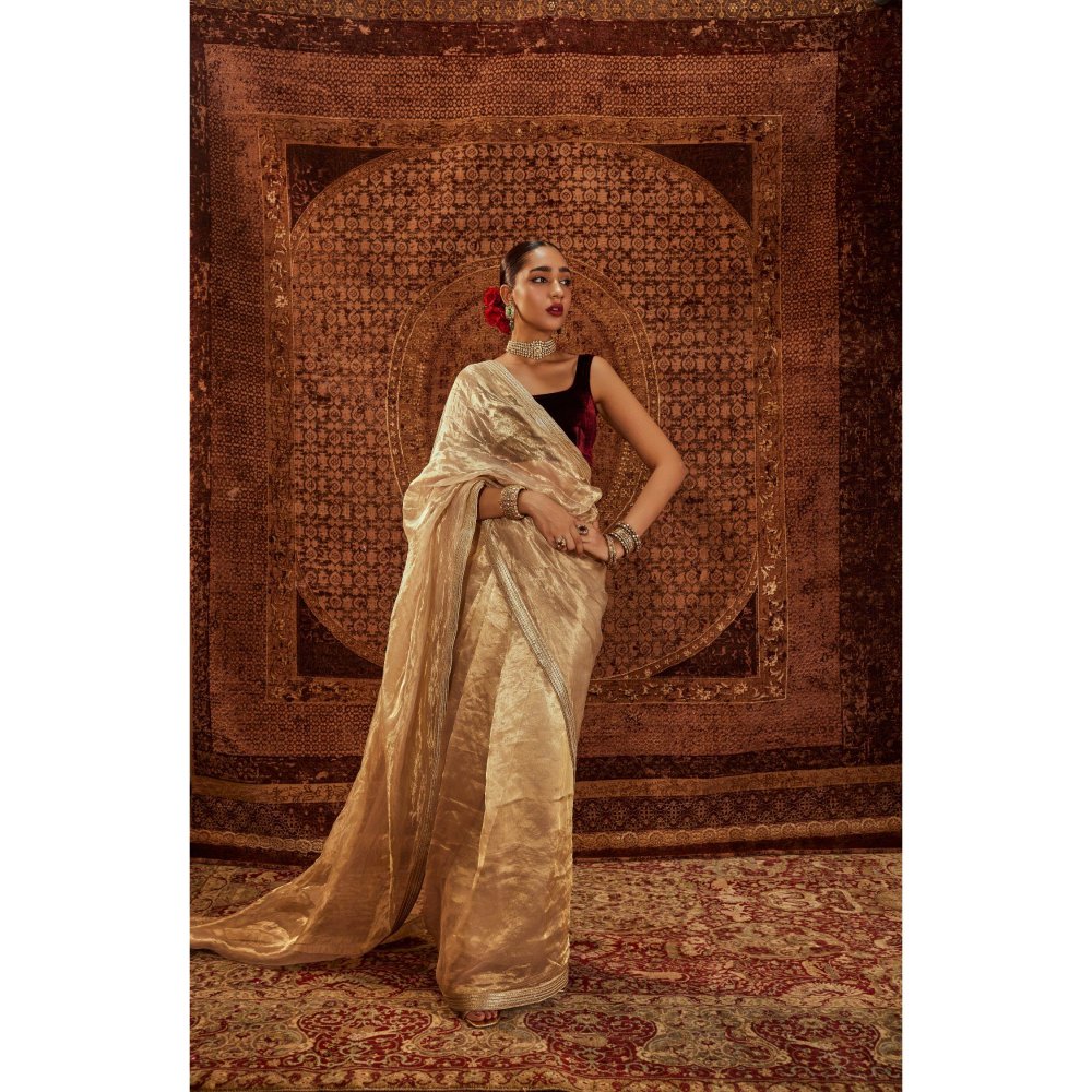 Roze Zaina Embroidered Saree