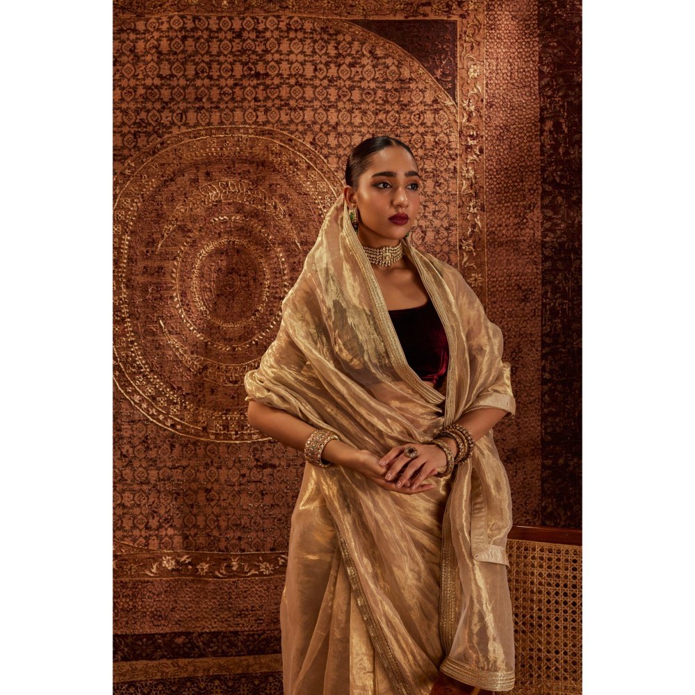 Roze Zaina Embroidered Saree