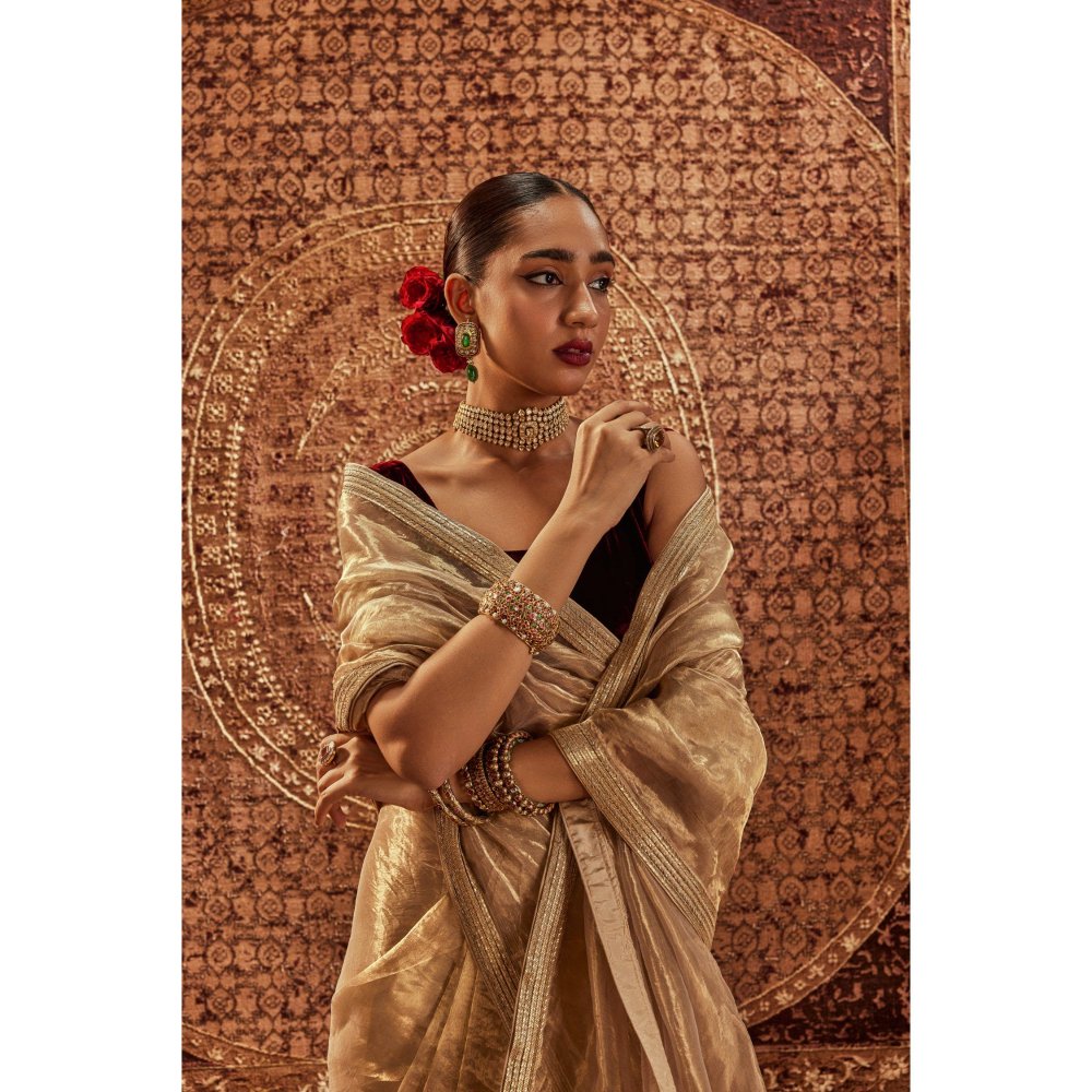 Roze Zaina Embroidered Saree