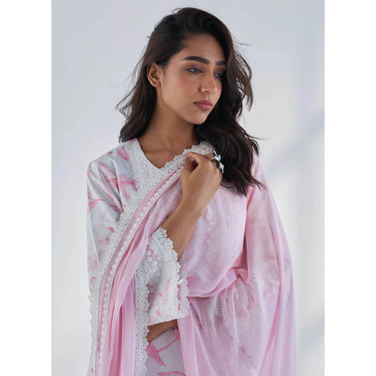 Roze Raya Pink Dupatta