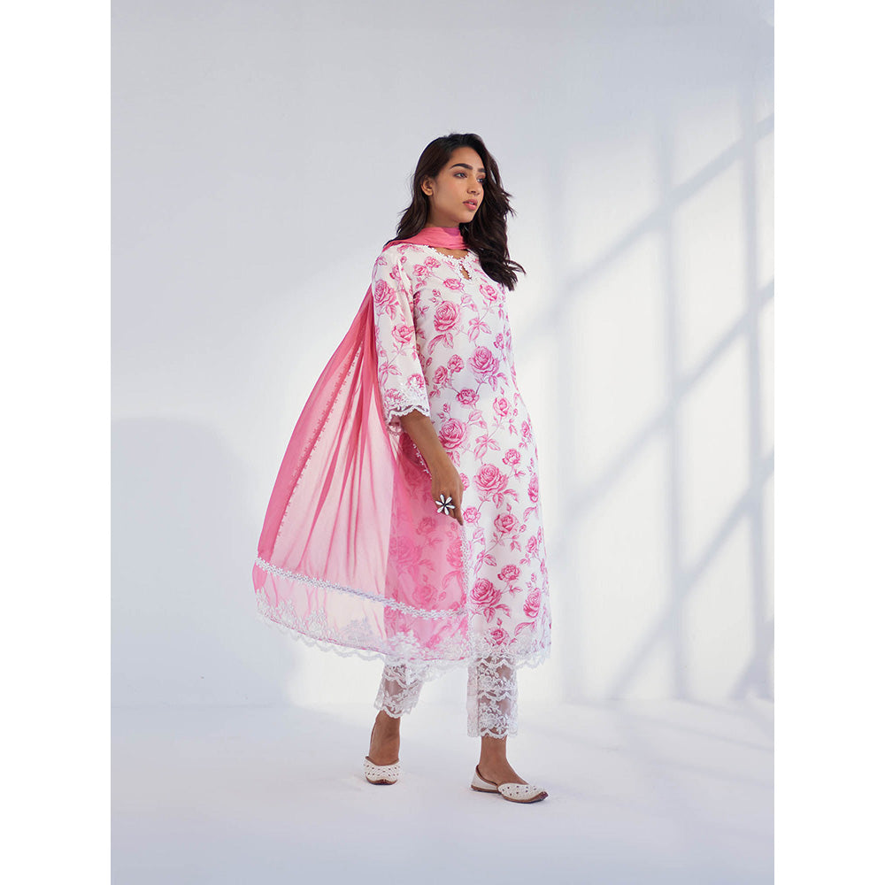 Roze Arah Dupatta