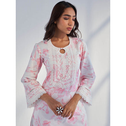 Roze Raya Pink Kurta