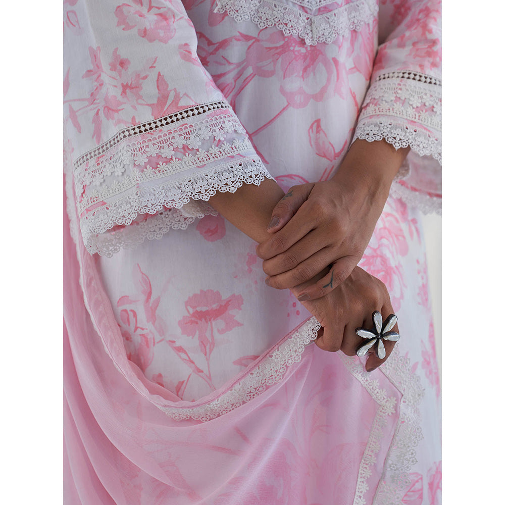 Roze Raya Pink Kurta