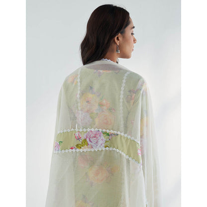 Roze Sahar Kurta with Pant & Dupatta (Set of 3)