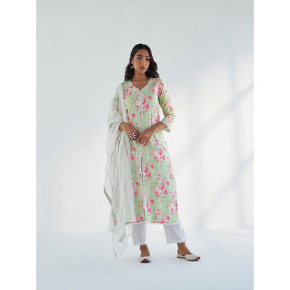 Roze Lina Kurta with Pant & Dupatta (Set of 3)