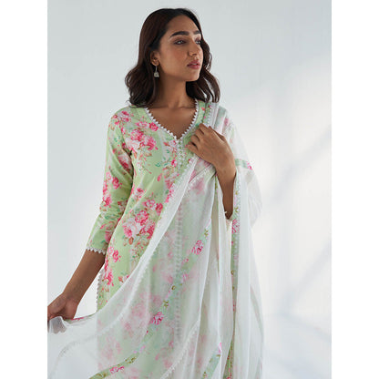 Roze Lina Kurta with Pant & Dupatta (Set of 3)