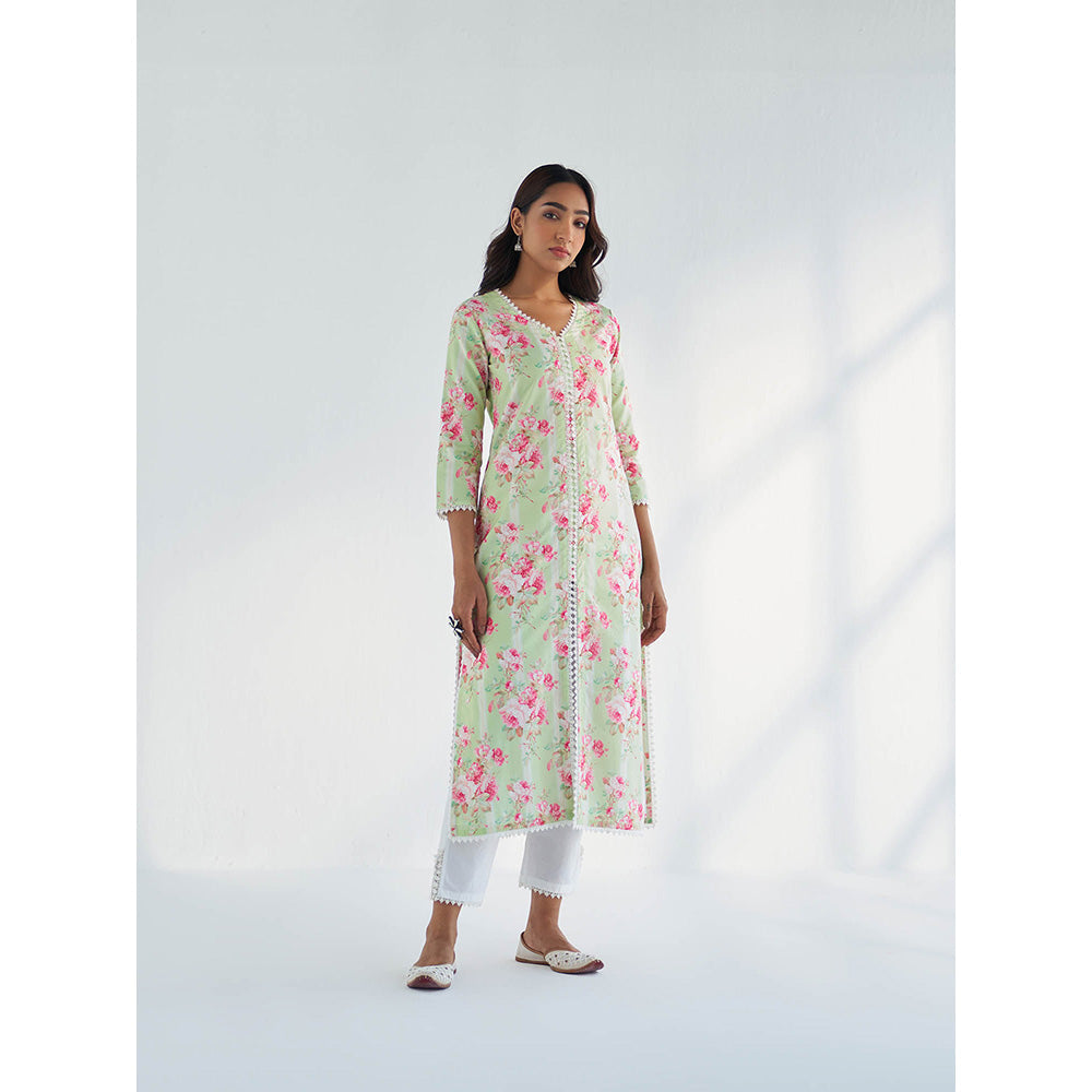 Roze Lina Kurta with Pant & Dupatta (Set of 3)