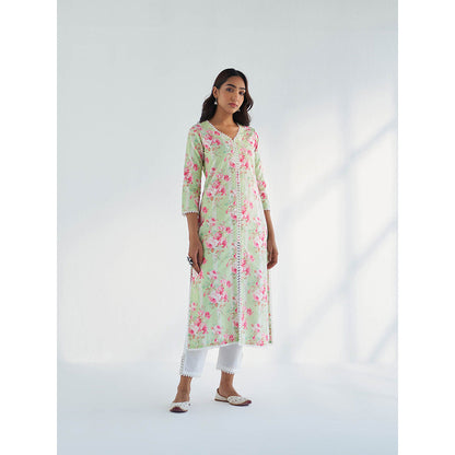 Roze Lina Kurta with Pant & Dupatta (Set of 3)