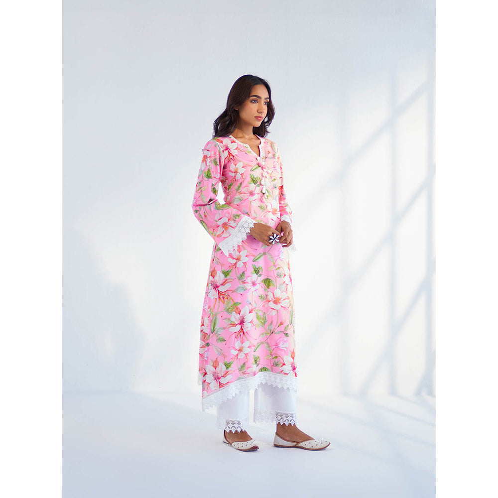 Roze Aasma Kurta with Pant & Dupatta (Set of 3)