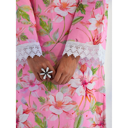 Roze Aasma Kurta with Pant & Dupatta (Set of 3)