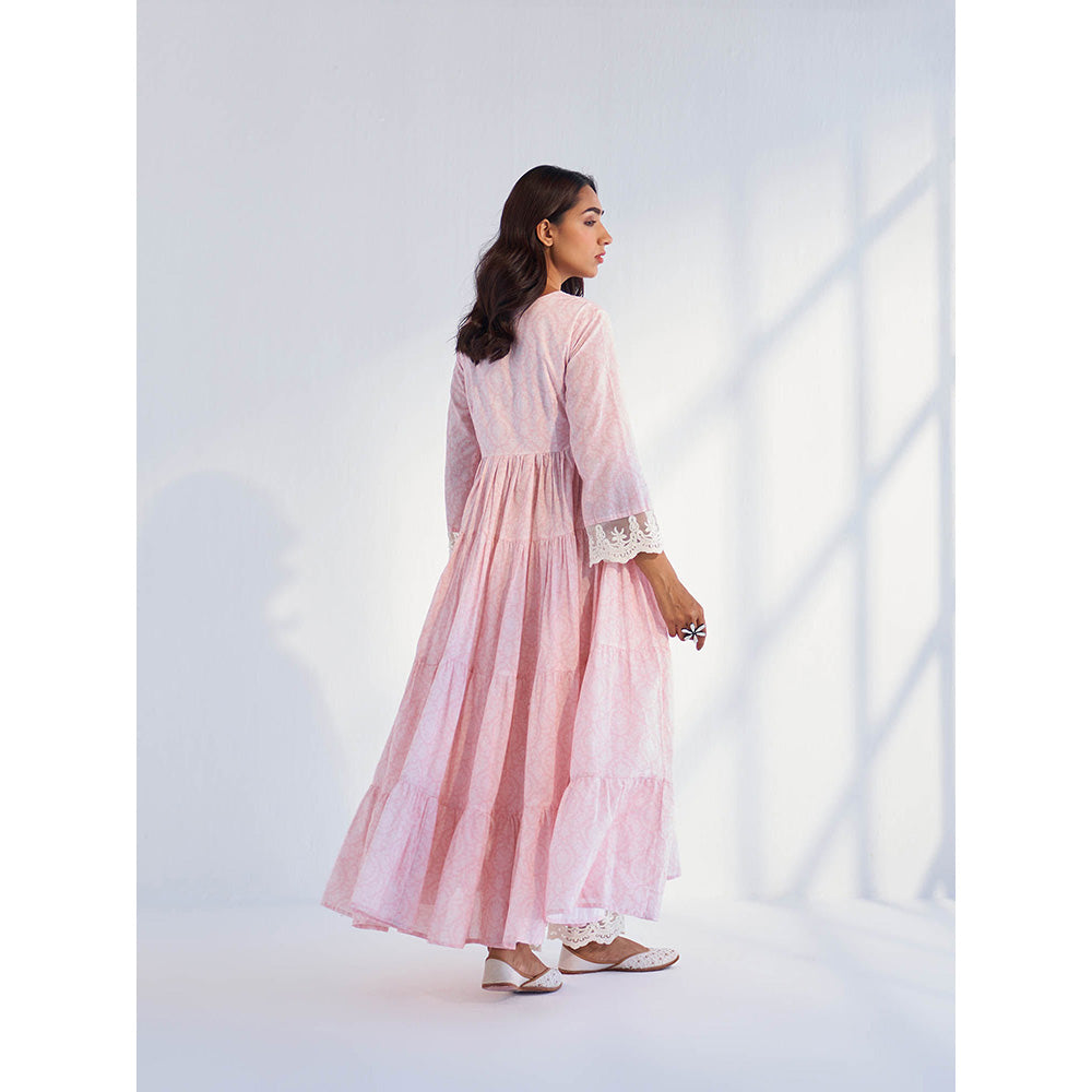 Roze Laila Pink Anarkali Kurta