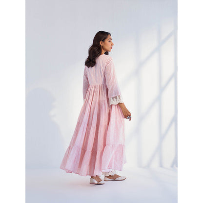 Roze Laila Pink Anarkali Kurta