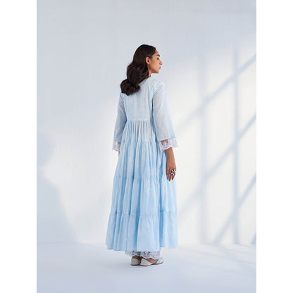 Roze Laila Blue Anarkali Kurta