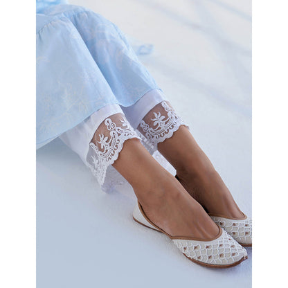 Roze Laila White Pant