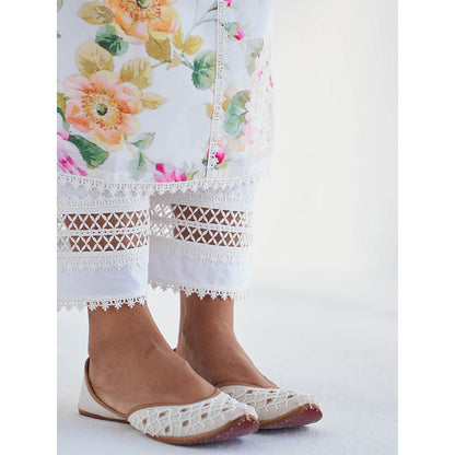 Roze Riha Kurta with Pant & Dupatta (Set of 3)