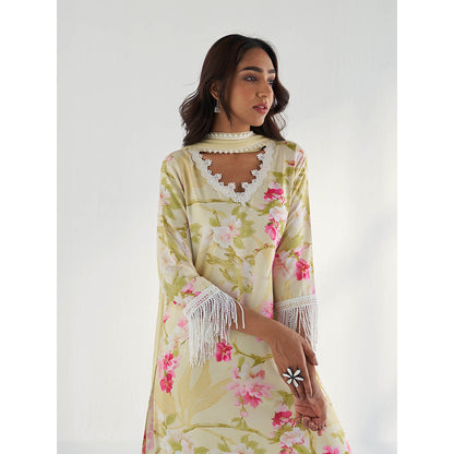 Roze Mahnoor Kurta with Pant & Dupatta (Set of 3)