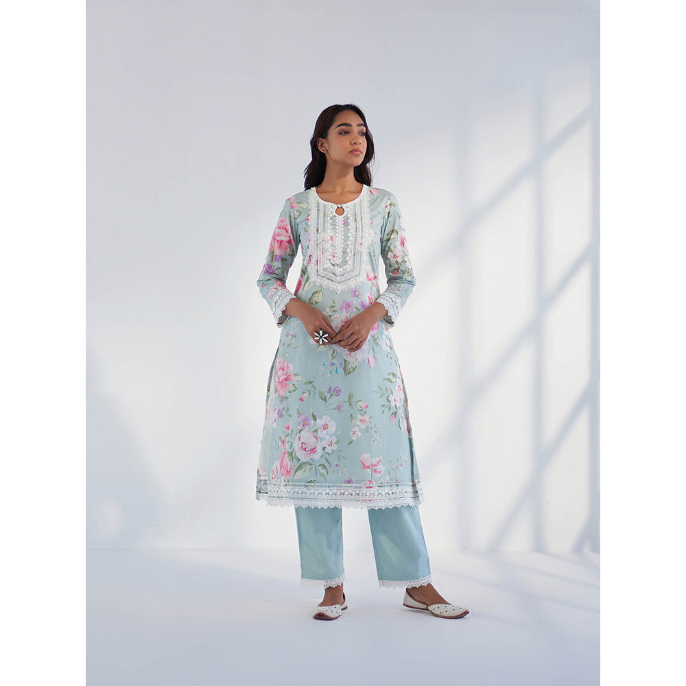 Roze Nyla Blue Kurta