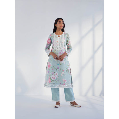 Roze Nyla Blue Kurta