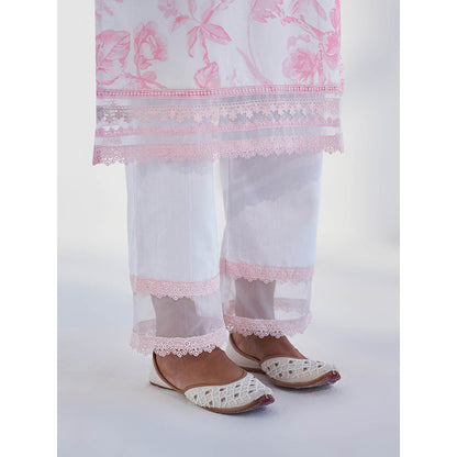 Roze Nyla White Pant