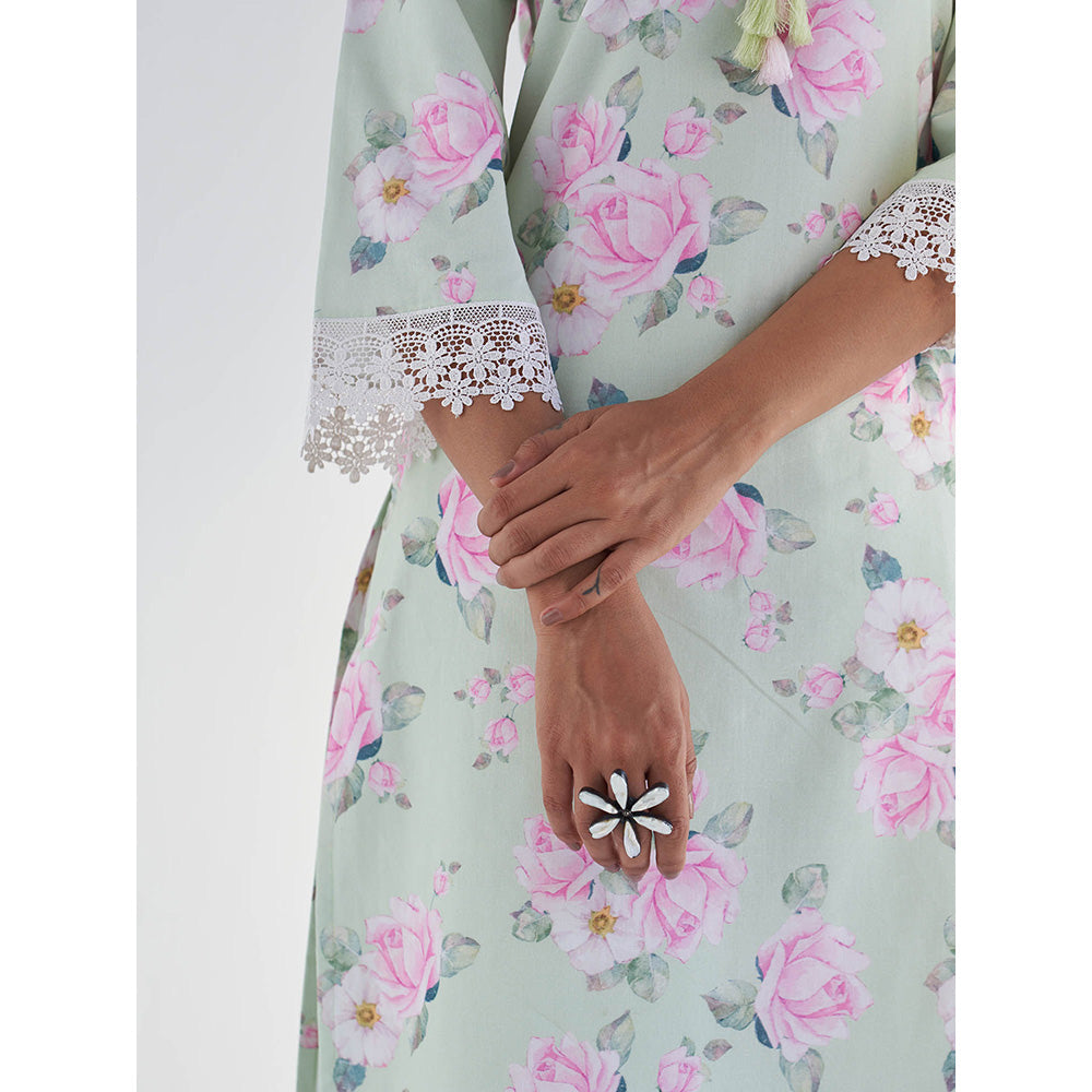 Roze Huma Kurta